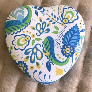 Brighton Gold Flower Heart Necklace